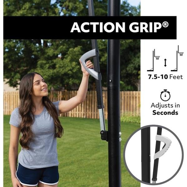 LIFETIME BASKETBALL XL PORTABLE - ACTION GRIP, SLAM IT 71566 - 71566