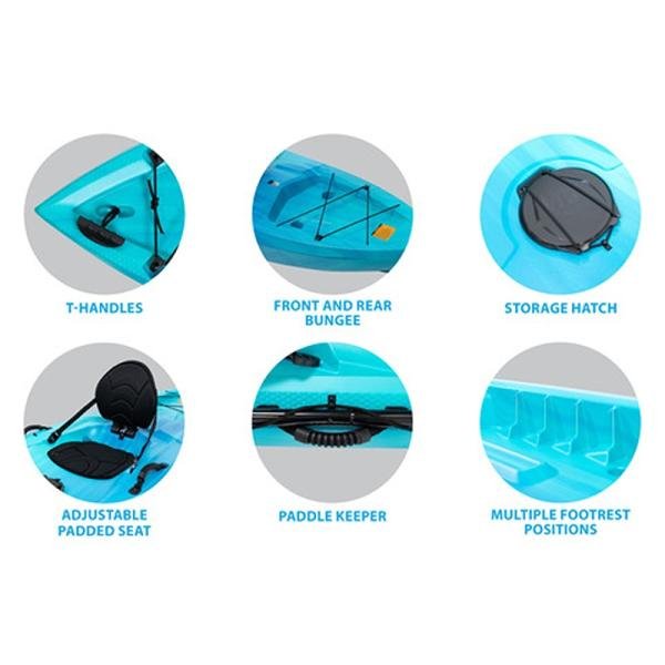 LIFETIME KENAI 103 SIT-ON-TOP KAYAK 91146 - 91146