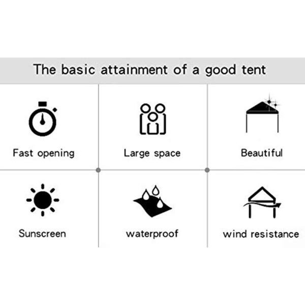 CAMPTREK CANOPY 3x3 18 KG BEIGE - CGTL303