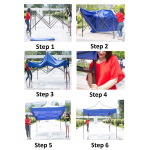 CAMPTREK CANOPY 3x3 23 KG RED - CT-33X23