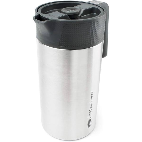 GSI Glacier Stainless Javapress- Brushed 65099