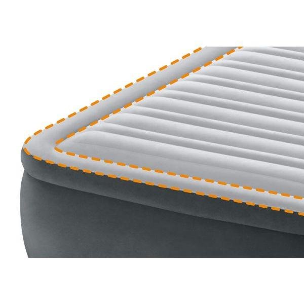 INTEX TWIN COMFORT PLUSH AIRBED W/E.PUMP(99x191x46) 64412