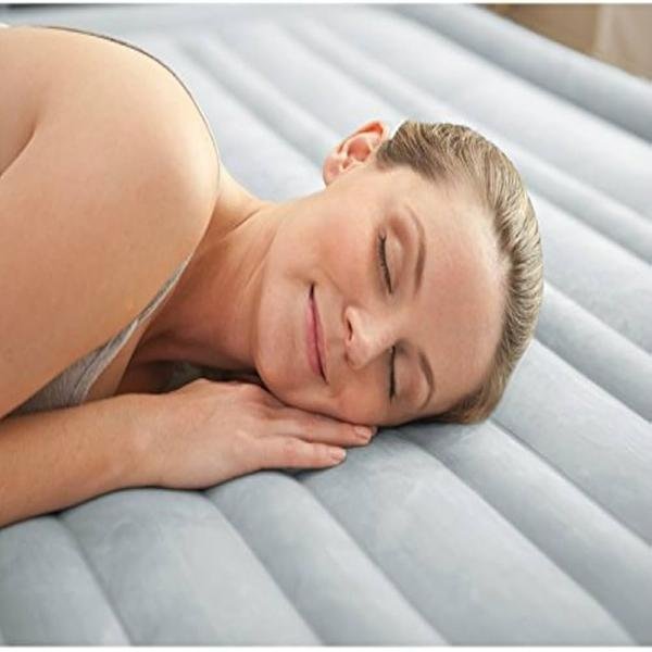INTEX TWIN COMFORT PLUSH AIRBED W/E.PUMP(99x191x46) 64412