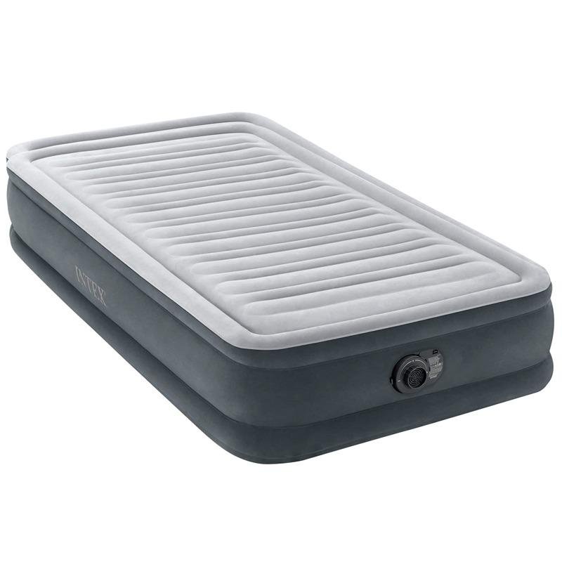 INTEX DURABEAM TWIN MID RISE AIRBED W/E.PUMP(99x191x33) 67766