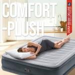 INTEX FULL COMFORT-PLUSH AIRBED W/E.PUMP(137x191x33) 67768