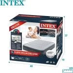 INTEX FULL COMFORT-PLUSH AIRBED W/E.PUMP(137x191x33) 67768
