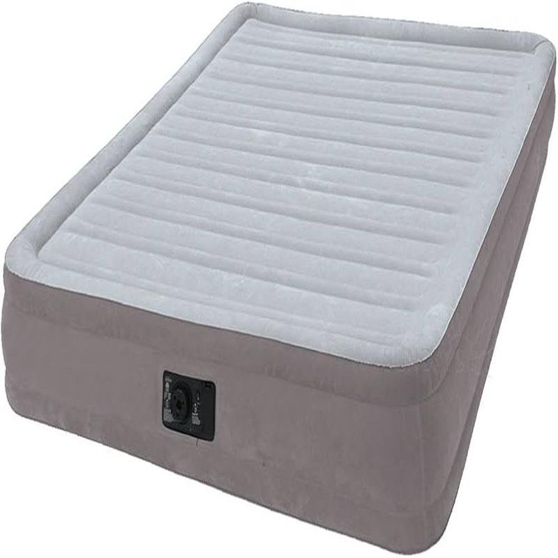INTEX QUEEN COMFORT-PLUSH AIRBED W/E.PUMP(152x203x33) 67770