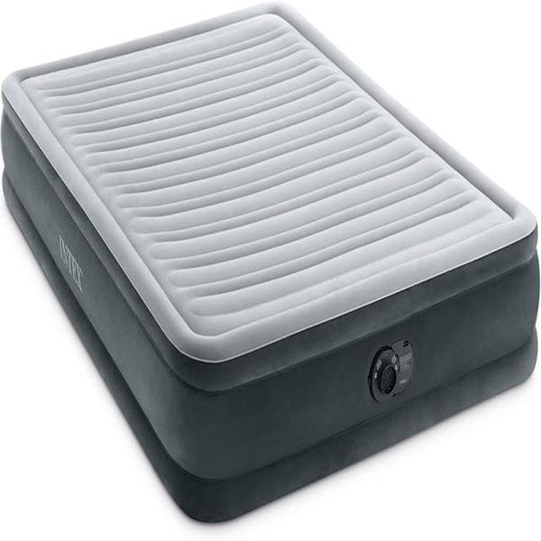 INTEX QUEEN COMFORT-PLUSH AIRBED W/E.PUMP(152x203x33) 67770