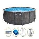 INTEX GREYWOOD PRISM FRAMETM PREMIUM POOL SET, Ages 6+ - 26742