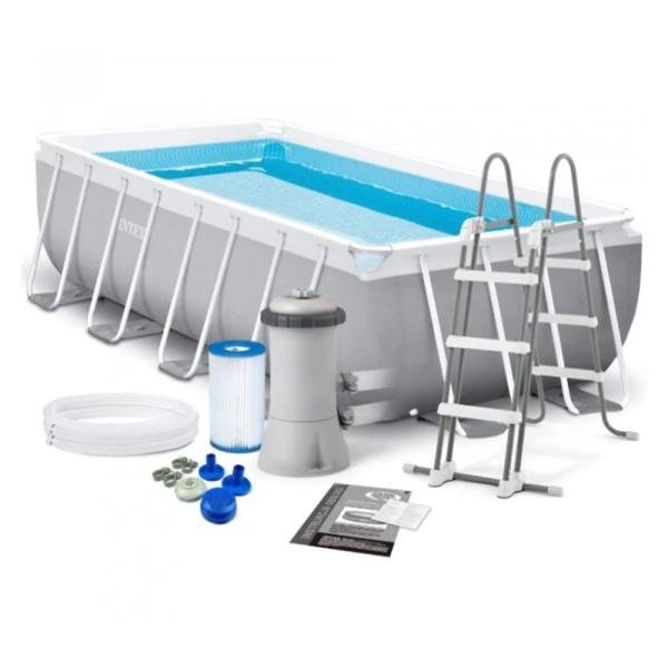 INTEX PRISM FRAMETM RECTANGULAR POOL SET, Ages 6+ - 26788