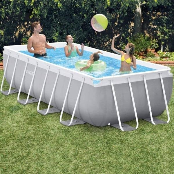 INTEX PRISM FRAMETM RECTANGULAR POOL SET, Ages 6+ - 26790