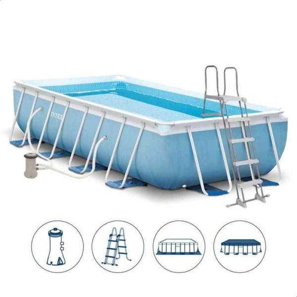 INTEX PRISM FRAMETM RECTANGULAR POOL SET, Ages 6+ - 26792