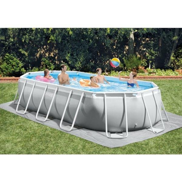 INTEX PRISM FRAMETM OVAL POOL SET, Ages 6+ - 26796