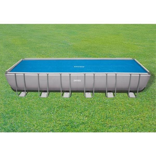 INTEX SOLAR POOL COVER, Fits 24' x12' Rectangular Frame Pools - 28017