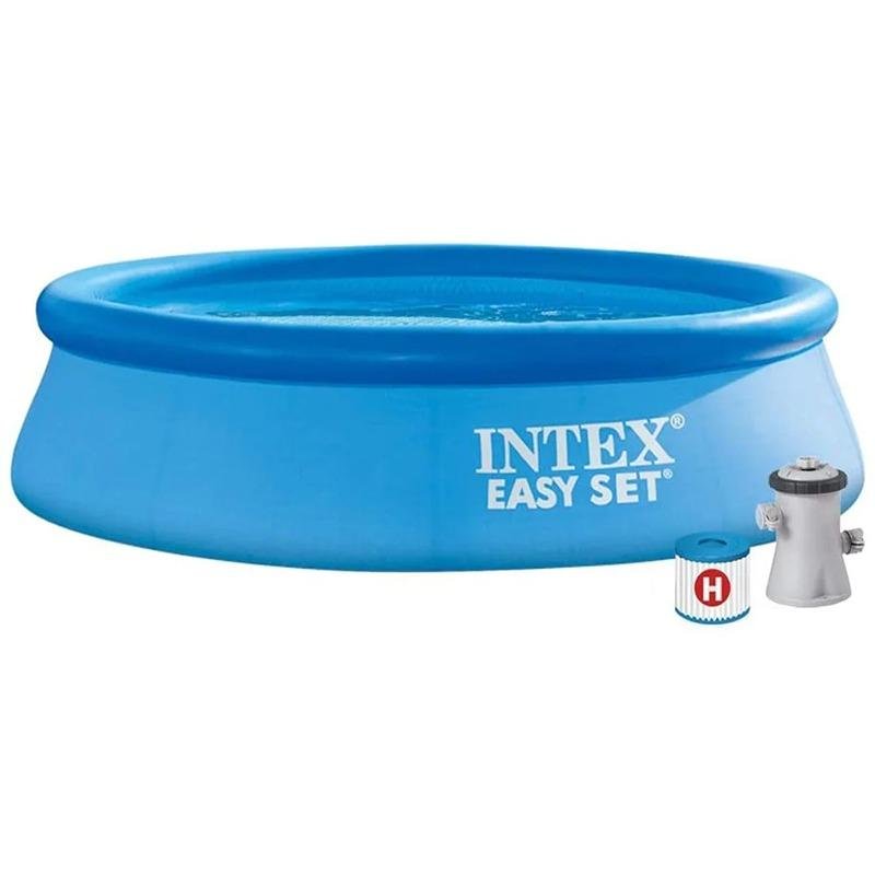 INTEX EASY SET® POOL SET (w/220-240V Filter Pump), Ages 6+ - 28122