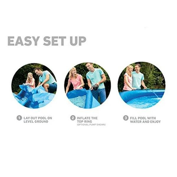 INTEX EASY SET® POOL SET (w/220-240V Filter Pump), Ages 6+ - 28122