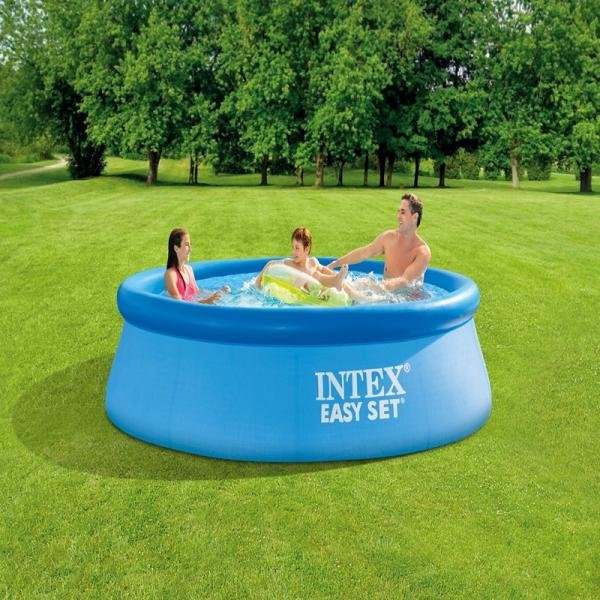INTEX EASY SET® POOL SET (w/220-240V Filter Pump), Ages 6+ - 28122