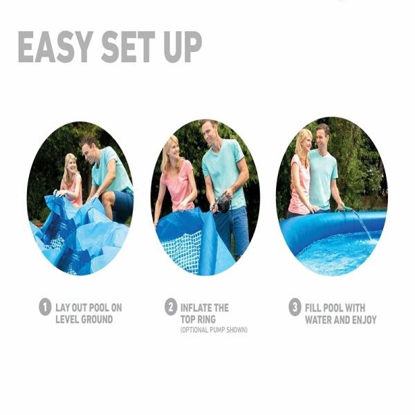 INTEX EASY SET® POOL SET (w/220-240V Filter Pump), Ages 6+ - 28142