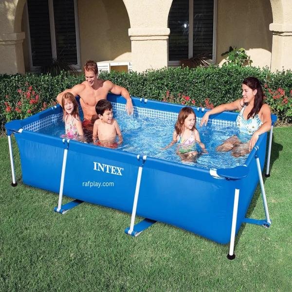 INTEX RECTANGULAR FRAME POOL, Ages 6+ - 28271