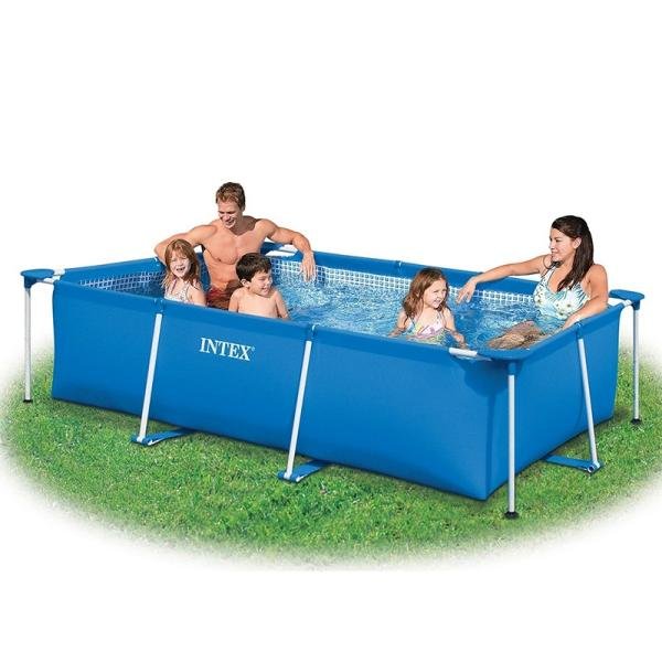 INTEX RECTANGULAR FRAME POOL, Ages 6+ - 28272