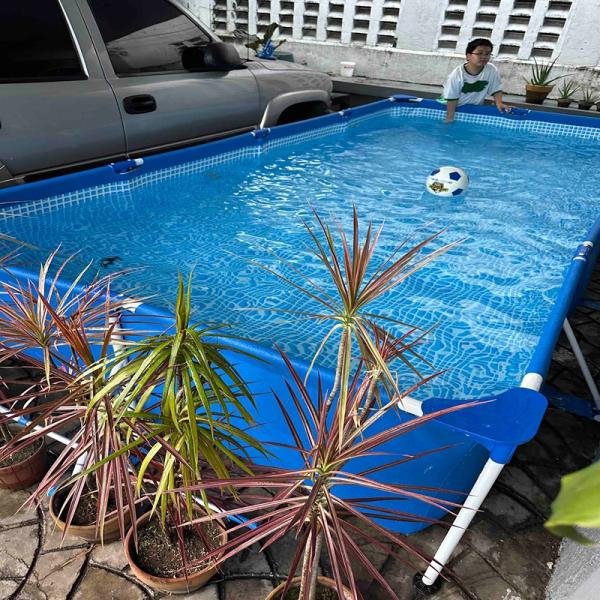 INTEX RECTANGULAR FRAME POOL, Ages 6+ - 28273