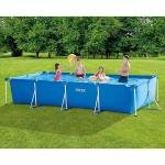 INTEX RECTANGULAR FRAME POOL SET (w/220-240V Filter Pump), Ages 6+ - 28274