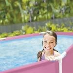 INTEX PINK METAL FRAMETM POOL SET (w/220-240V Filter Pump), Ages 6+ - 28292