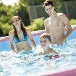 INTEX PINK METAL FRAMETM POOL SET (w/220-240V Filter Pump), Ages 6+ - 28292