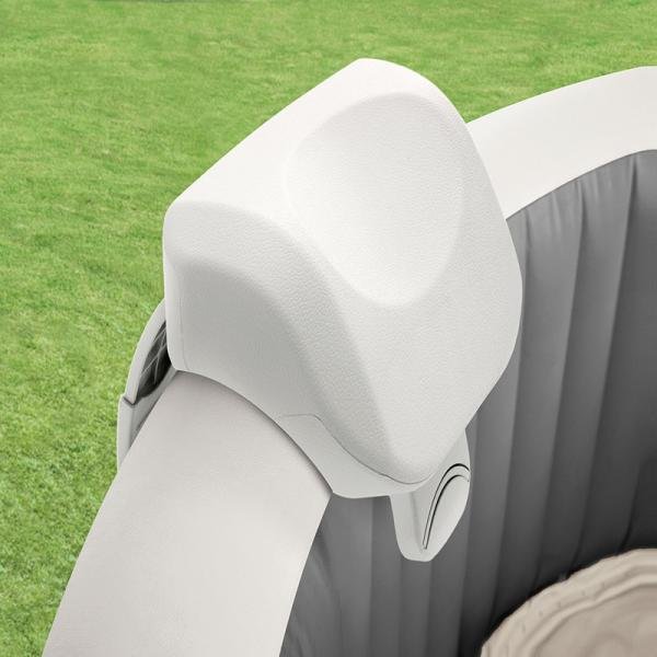 INTEX 6-PERSON GREYWOOD DELUXE ROUND BUBBLE SPA SET, (220-240 Volt), Age 6+ - 28442