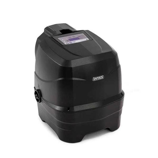 INTEX 6-PERSON GREYSTONE DELUXE SQUARE BUBBLE SPA SET, (220-240 Volt), Age 6+ - 28452