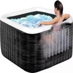INTEX 6-PERSON GREYSTONE DELUXE SQUARE BUBBLE SPA SET, (220-240 Volt), Age 6+ - 28452