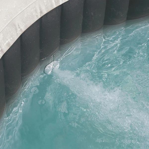 INTEX 6-PERSON ONYX BLACK OCTAGON COMBO SPA SET, (220-240 Volt), Age 6+ - 28462