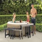 INTEX 2 MEDIUM AND 2 TALL SPA BENCH SET - 28515