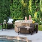 INTEX 2 MEDIUM AND 2 TALL SPA BENCH SET - 28515