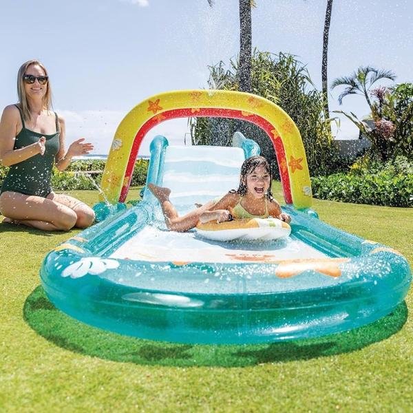 INTEX SURFING FUN SLIDE, Ages 6+ - 56167
