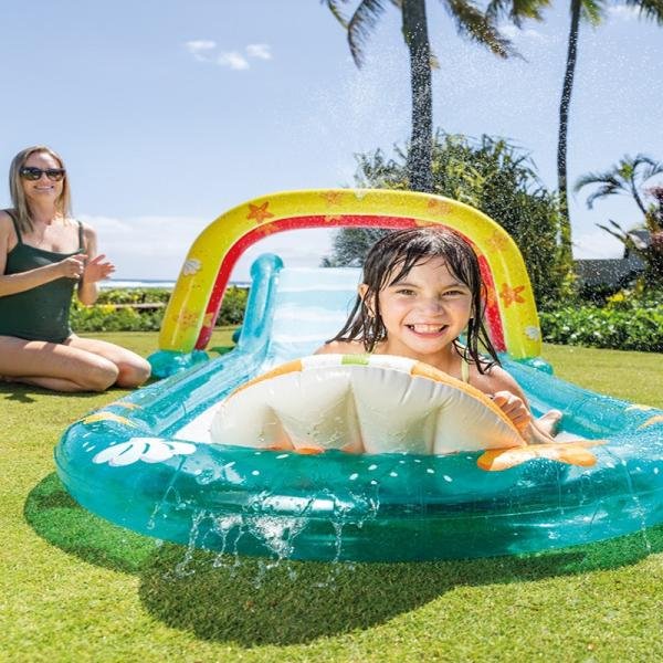 INTEX SURFING FUN SLIDE, Ages 6+ - 56167