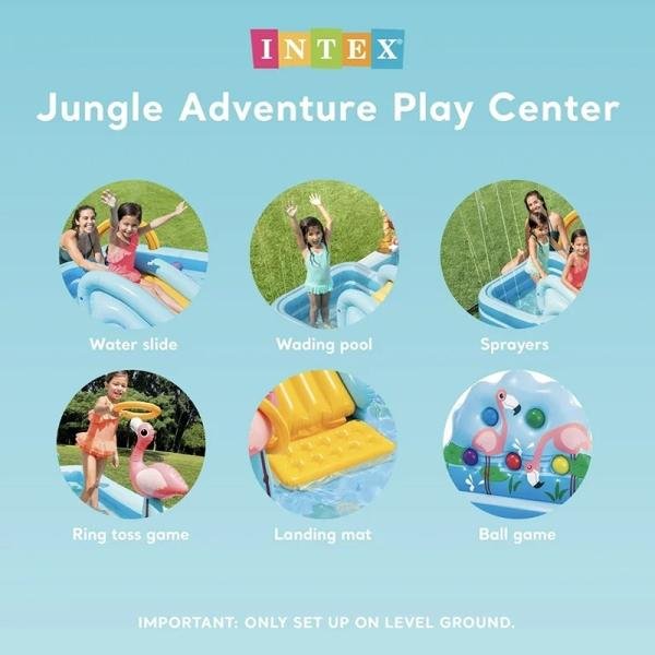 INTEX JUNGLE ADVENTURE PLAY CENTER, Ages 2+ - 57161