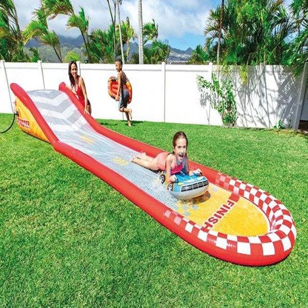 INTEX RACING FUN SLIDE, Ages 6+ - 57167