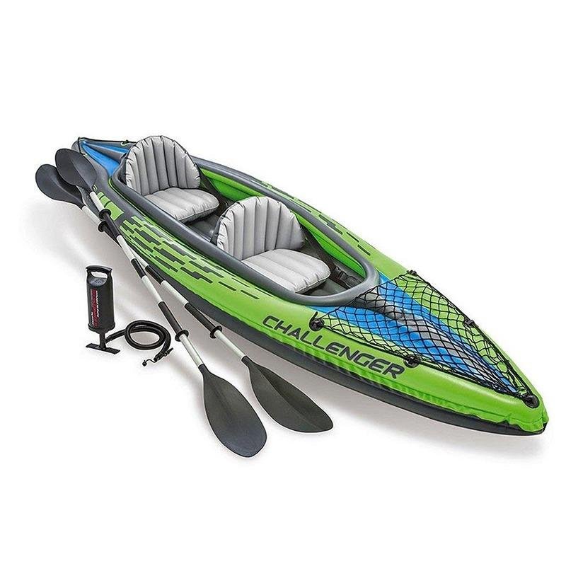 INTEX CHALLENGERTM K2 KAYAK (with 86" Aluminum Oars, 68614), w/ Cargo Net - 68306