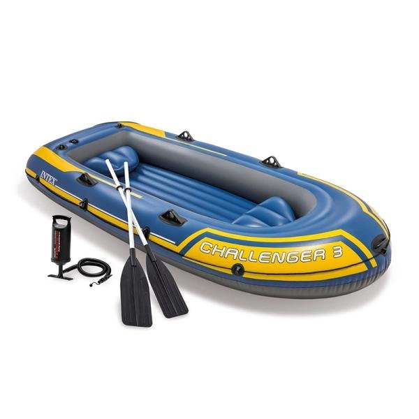 INTEX CHALLENGERTM 3 BOAT SET (with 48" Aluminum Oars, 68614) - 68370