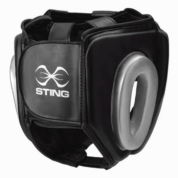 STING ARMAPLUS FULL FACE HEAD GUARD - S - BLACK/SILVER - 1030190