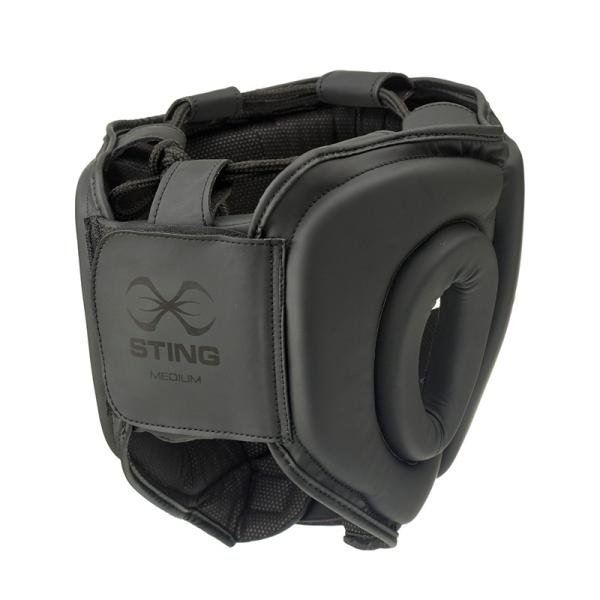 STING ARMAPLUS FULL FACE HEAD GUARD - S - BLACK/SILVER - 1030190