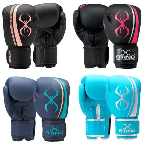 STING AURORA WOMENS BOXING GLOVE - 10oz - TEAL BLUE - 1031005