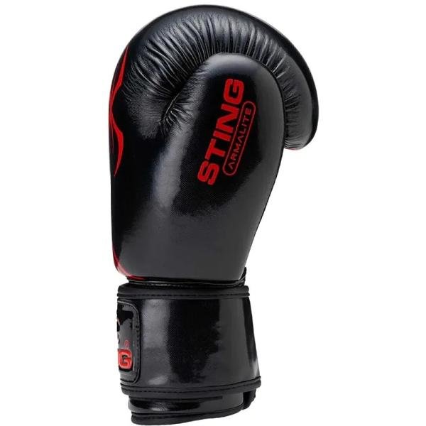 STING ARMALITE BOXING GLOVE SABG-1212 - 10oz - BLK/RED - 1031579
