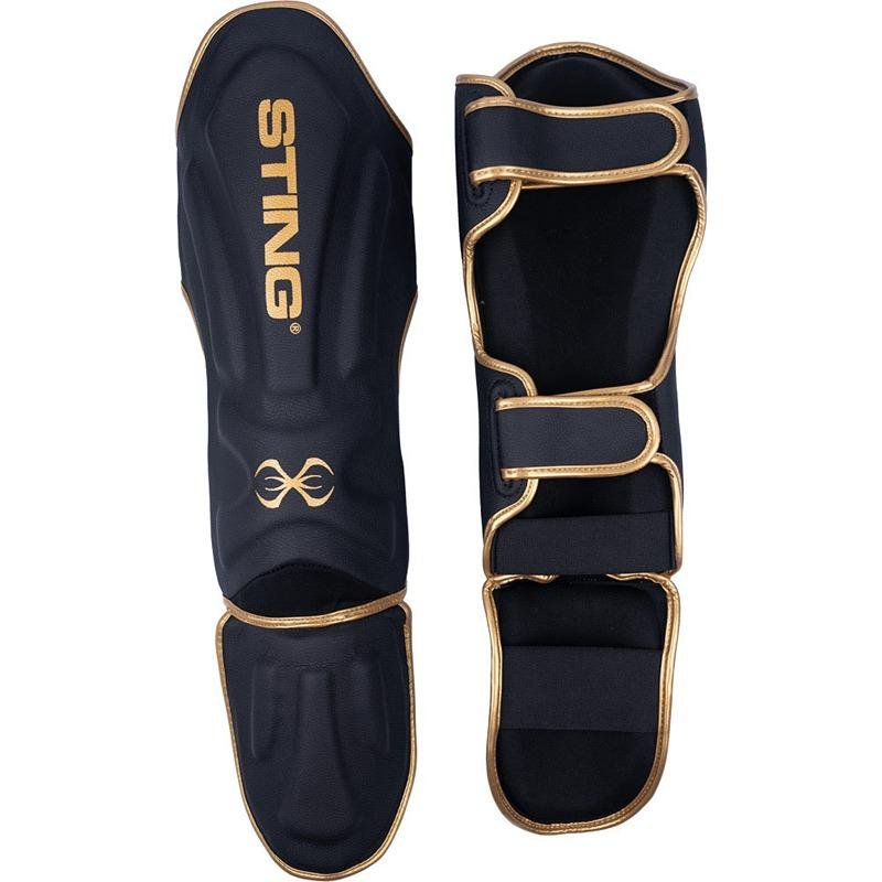 STING HD SHIN & FOOT PROTECTORS - L - BLK/GOLD - 1032064