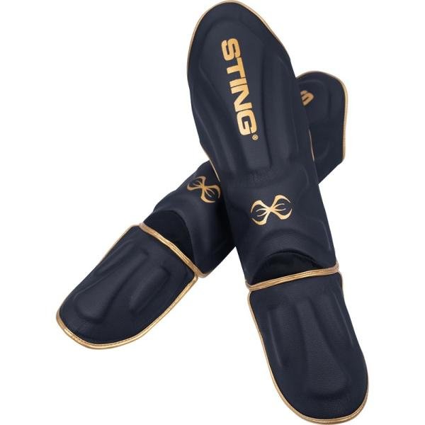 STING HD SHIN & FOOT PROTECTORS - XL - BLK/GOLD - 1032071