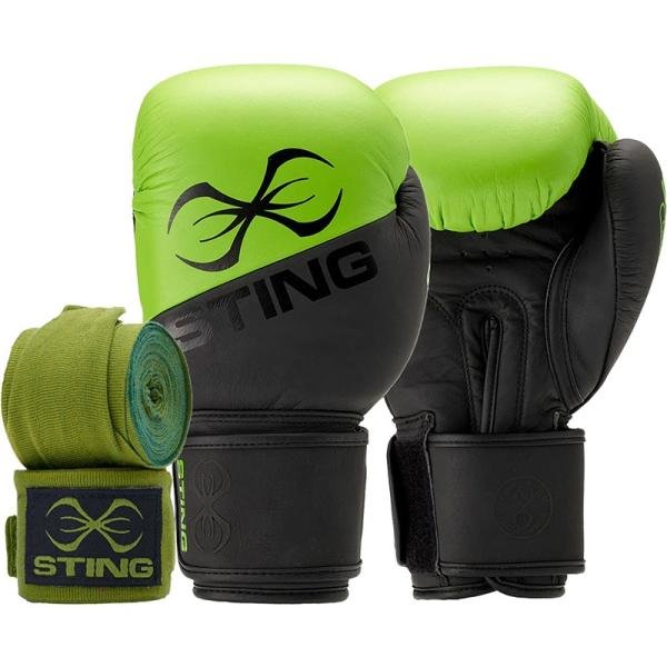 STING ORION BOXING GLOVE - 10oz - BLK/WHT - 1037649