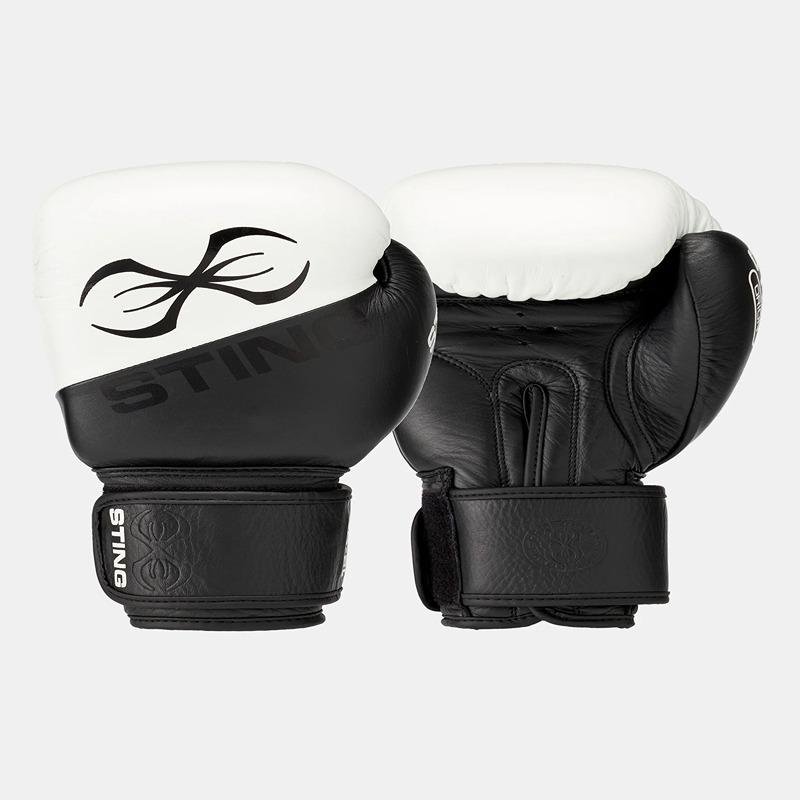STING ORION BOXING GLOVE - 12oz - BLK/GREEN - 1037694