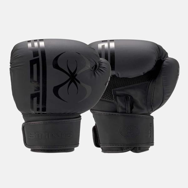STING ARMAPLUS BOXING GLOVE SAGM-0113 - 12oz - BLACK/BLACK - 1038134