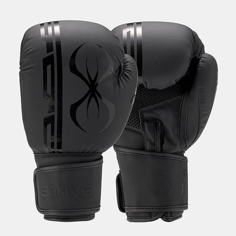 STING ARMAPLUS BOXING GLOVE - 18oz - BLACK/BLACK - 1038165